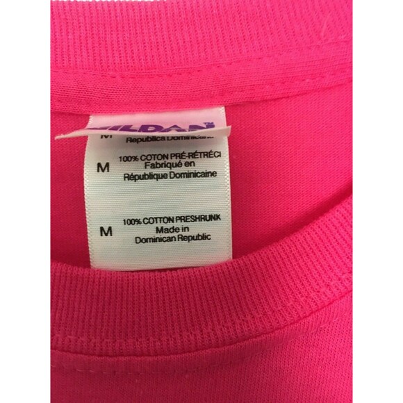 Gildan Adult Unisex Graphic Print T-Shirt "Virginia Beach 2012" Size M Pink - Picture 4 of 12